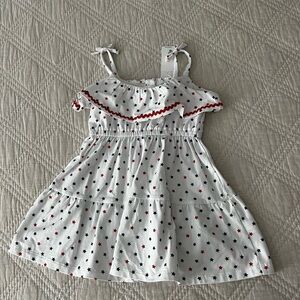 Toddler Janie and Jack 4th of July dress